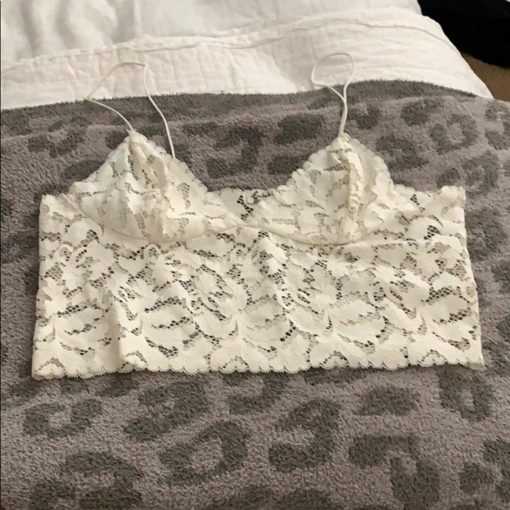 Lace free people top